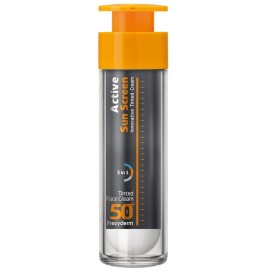 Frezyderm Active Sun Screen Innovative Tinted Face Cream SPF50+ 50ml Αντηλιακή Κρέμα Προσώπου με Χρώμα 50ml